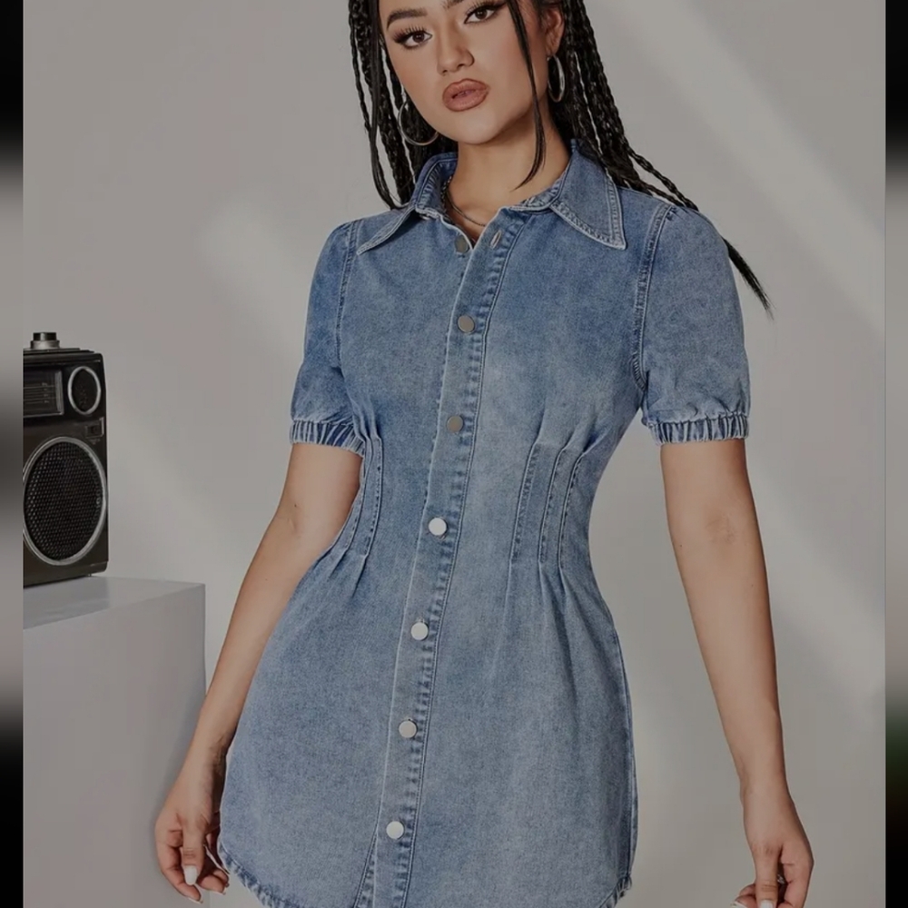 Cute Denim Dress